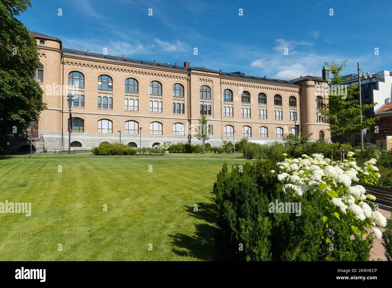 Das historische Museum, Jugendstilgebäude, Oslo, Norwegen Stockfoto