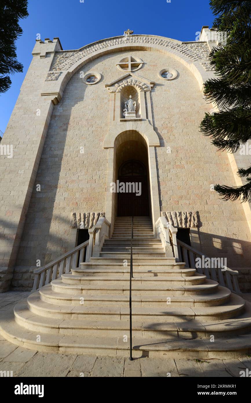 St. Vincent de Paul Kapelle auf Alrov Mamilla Avenue in Jerusalem, Israel. Stockfoto