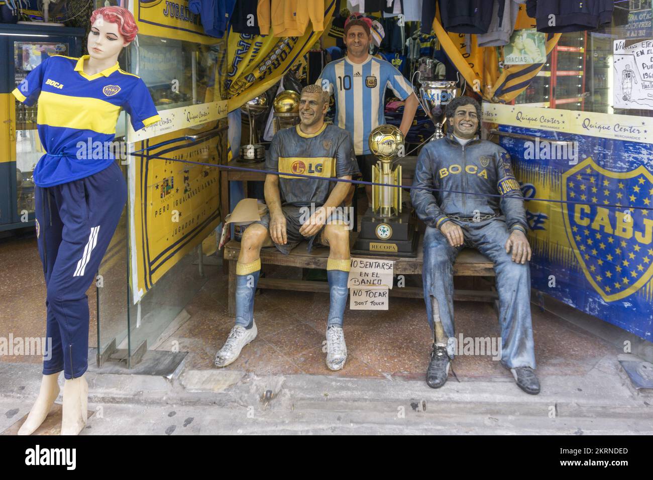 Via Brandsen, La Bombonera Stadium, Buenos Aires, Südamerika, Argentinien Stockfoto