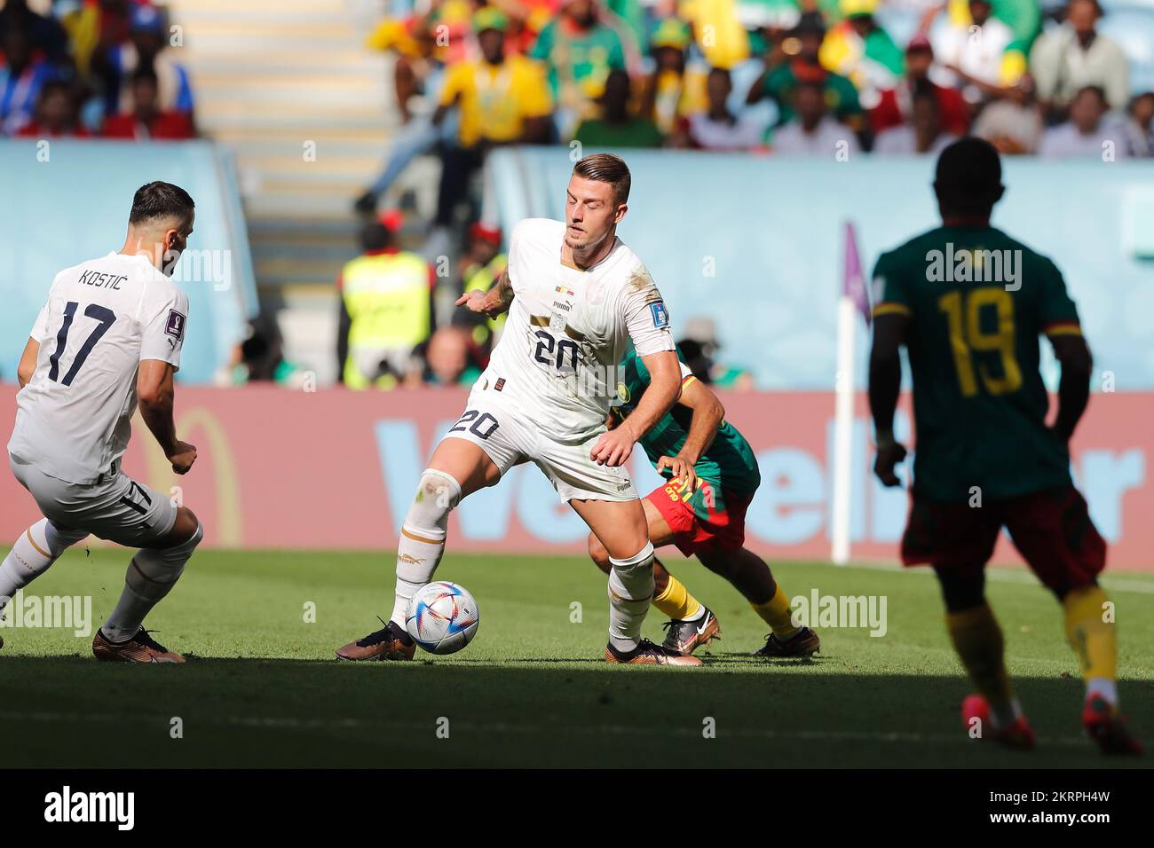 Sergej MilinkovicSavic (SRB), 28. NOVEMBER 2022 Fußball FIFA