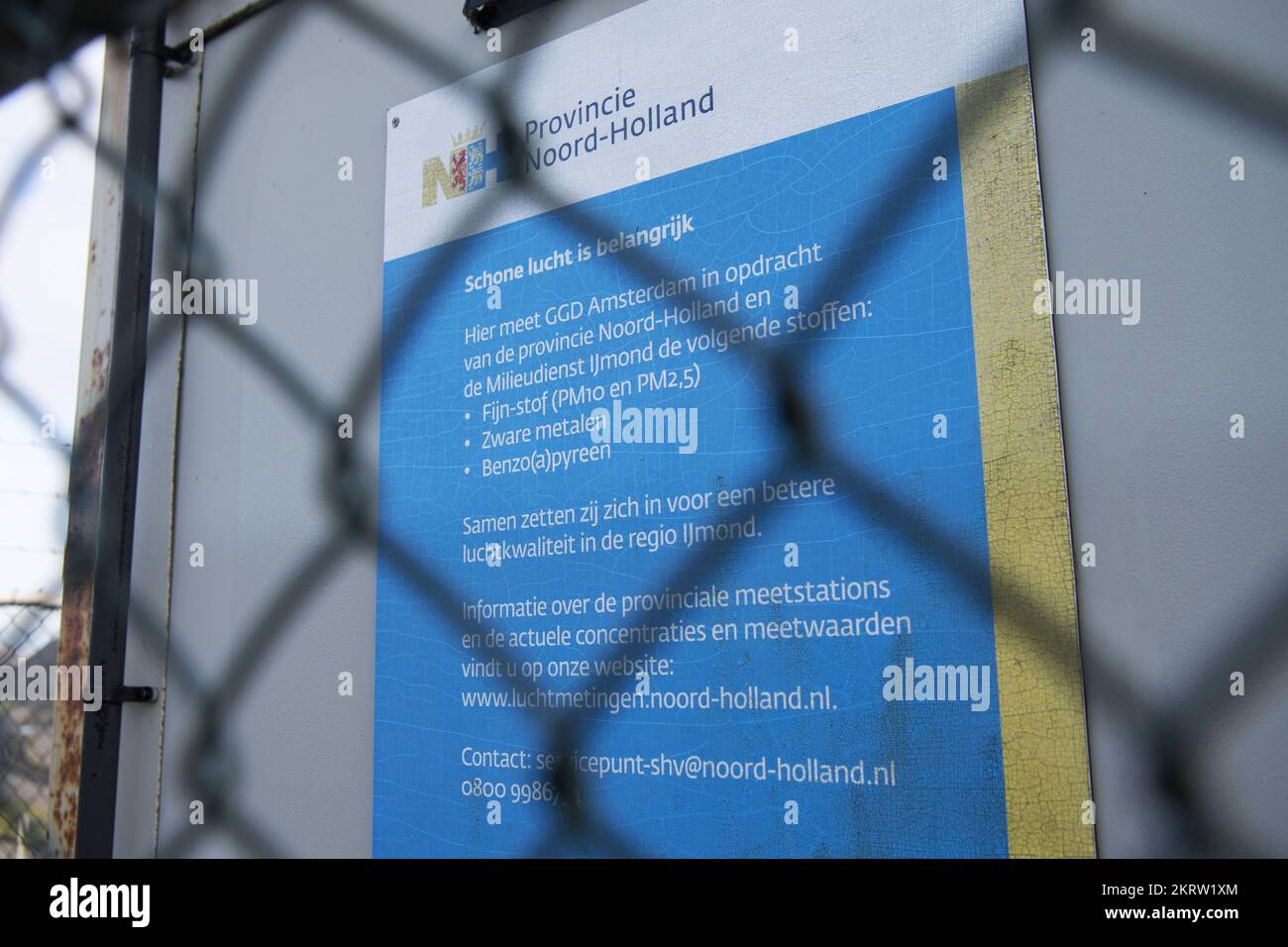 IJMUIDEN - Stahlfabrik Tata Steel Niederlande. Die von der Staatsanwaltschaft (OM) geleitete Aufsichtsbehörde und Umweltbehörde haben den Standort des Stahlherstellers Tata Steel in IJmuiden untersucht. ANP OLAF KRAAK niederlande raus - belgien raus Stockfoto