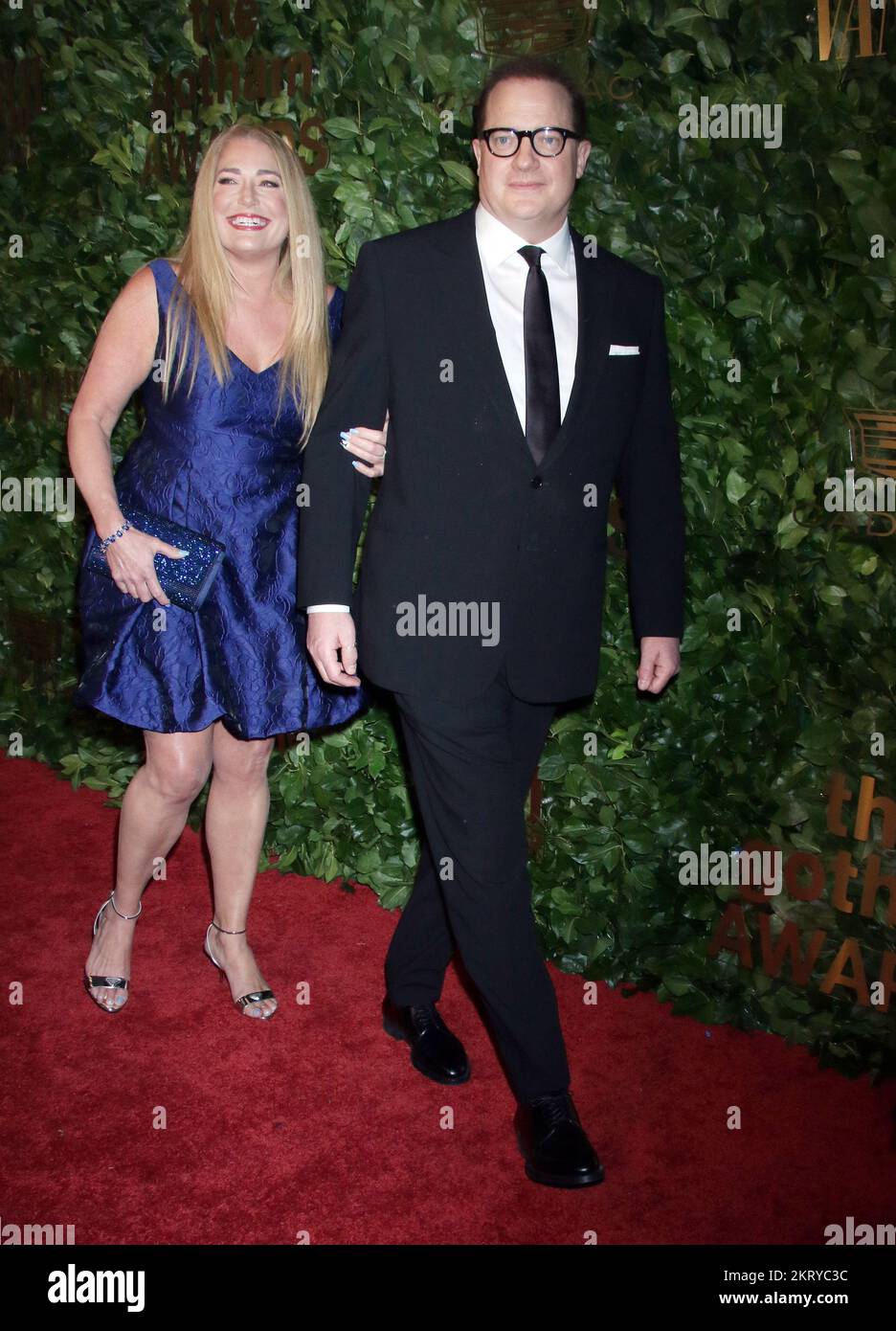 New York, New York, USA. 28.. November 2022. Jeanne Moore und Brendan Fraser bei den Gotham Awards 2022, präsentiert vom Gotham Film & Media Institute in der Cipriani Wall Street am 28. November 2022 in New York City. Kredit: Rw/Media Punch/Alamy Live News Stockfoto