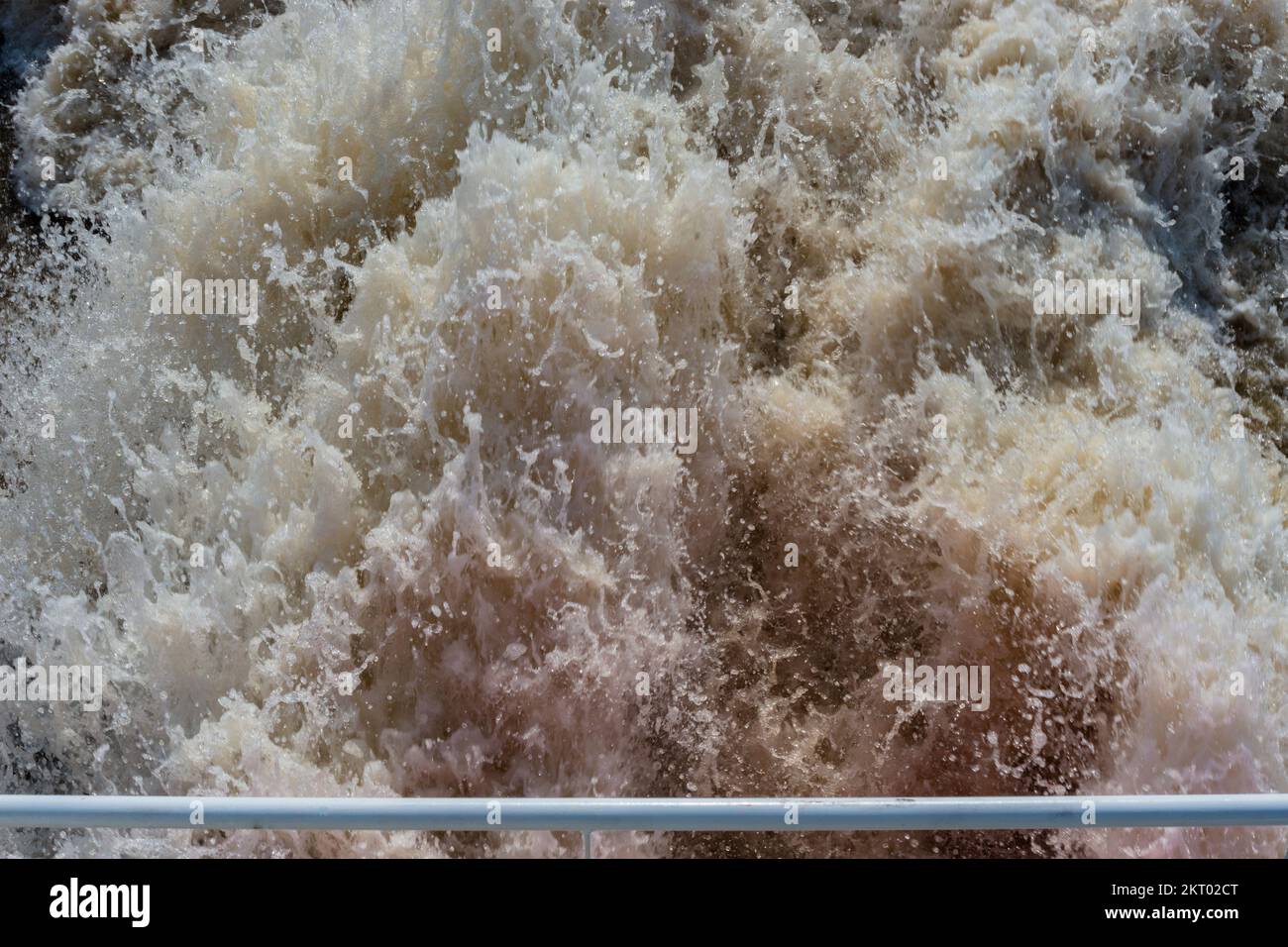 Salzwasser ist der Grundstein des Lebens Stockfoto