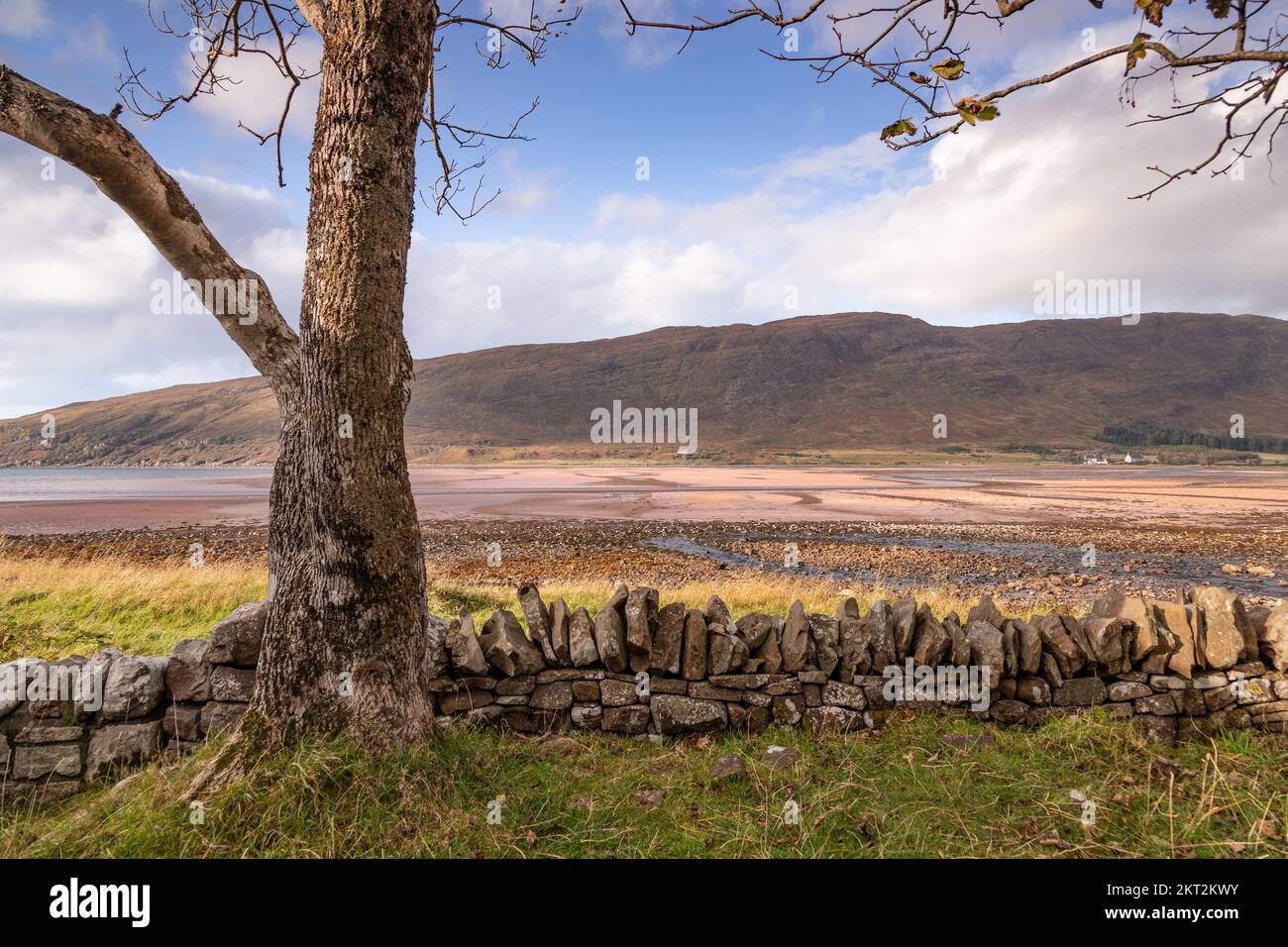 Strand in Applecross an der Atlantikküste im Nordwesten Schottlands Stockfoto