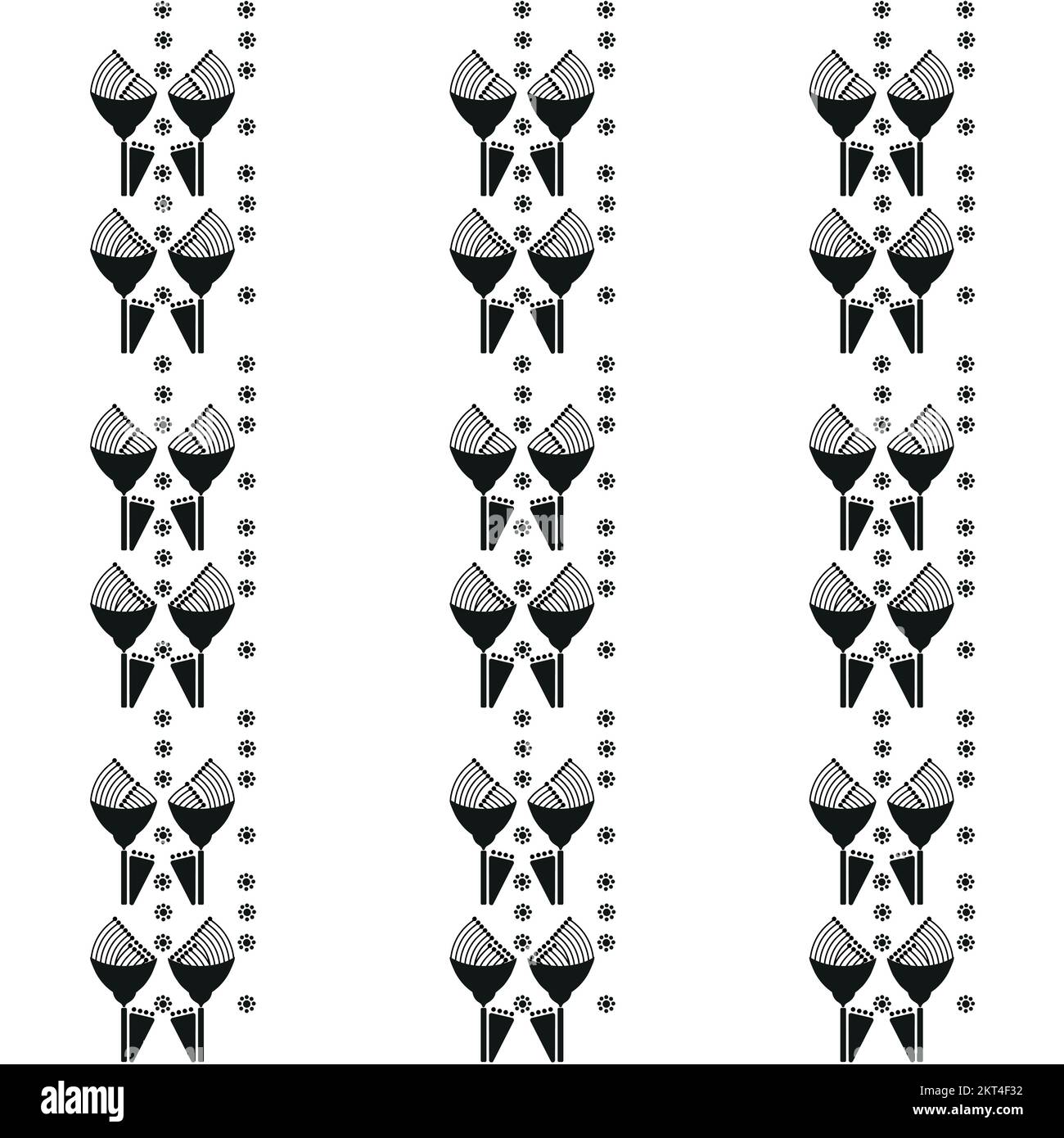 Modernes, nahtloses Muster mit großem Blumenvektor. Digital gezeichnete Darstellung. Kann als Textilstoff oder Tapete, Karten, Einladungsdekoration verwendet werden Stock Vektor