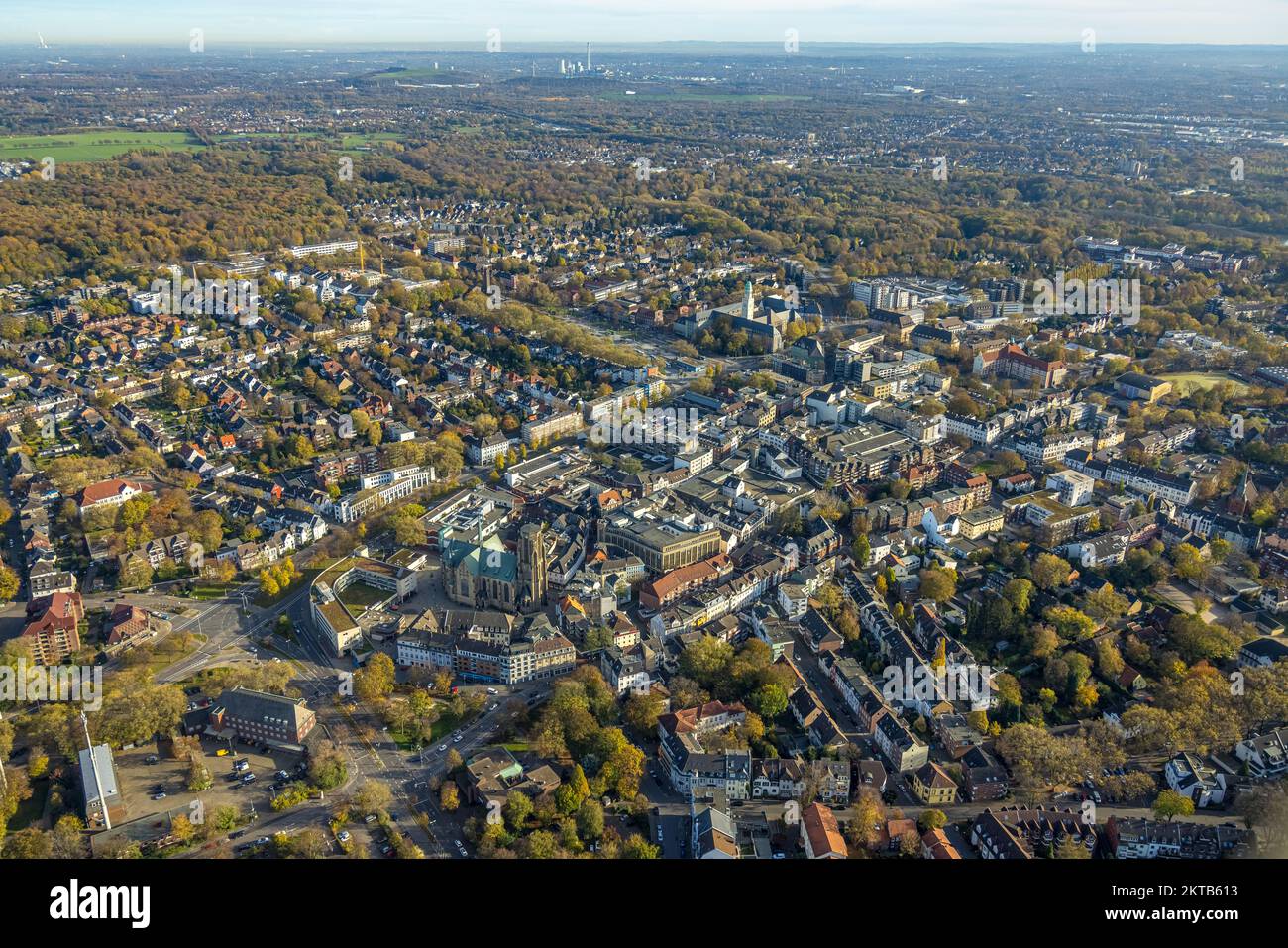 Luftaufnahme, City Buer, City Hall Buer, Gelsenkirchen, Ruhrgebiet