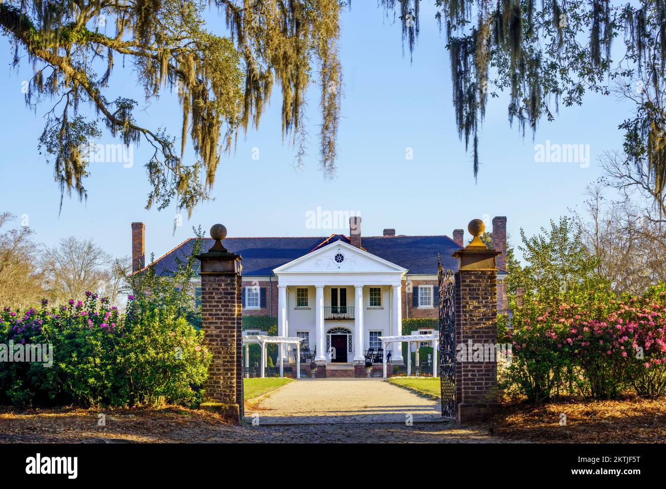 Boonhall Plantation Mount Pleasant Charleston, South Carolina, Vereinigte Staaten von Amerika Stockfoto