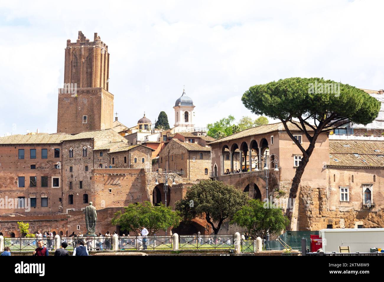 Trajan's Market (Mercati di Traiano Museo dei Fori Imperiali), Via Quattro Novembre, Zentrum von Rom, Rom (Roma), Region Latium, Italien Stockfoto