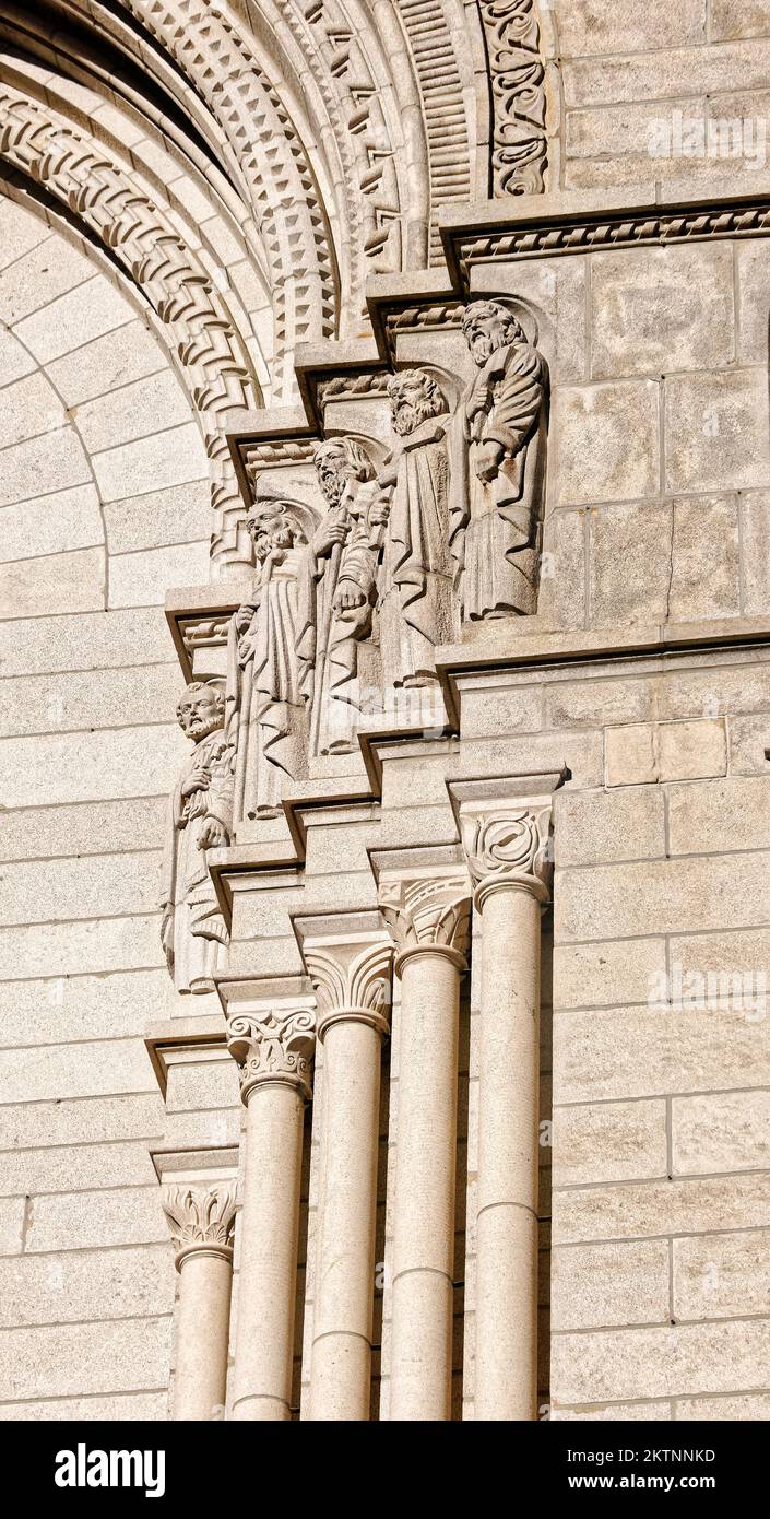 Details zur Basilika Saint Anne Stockfoto