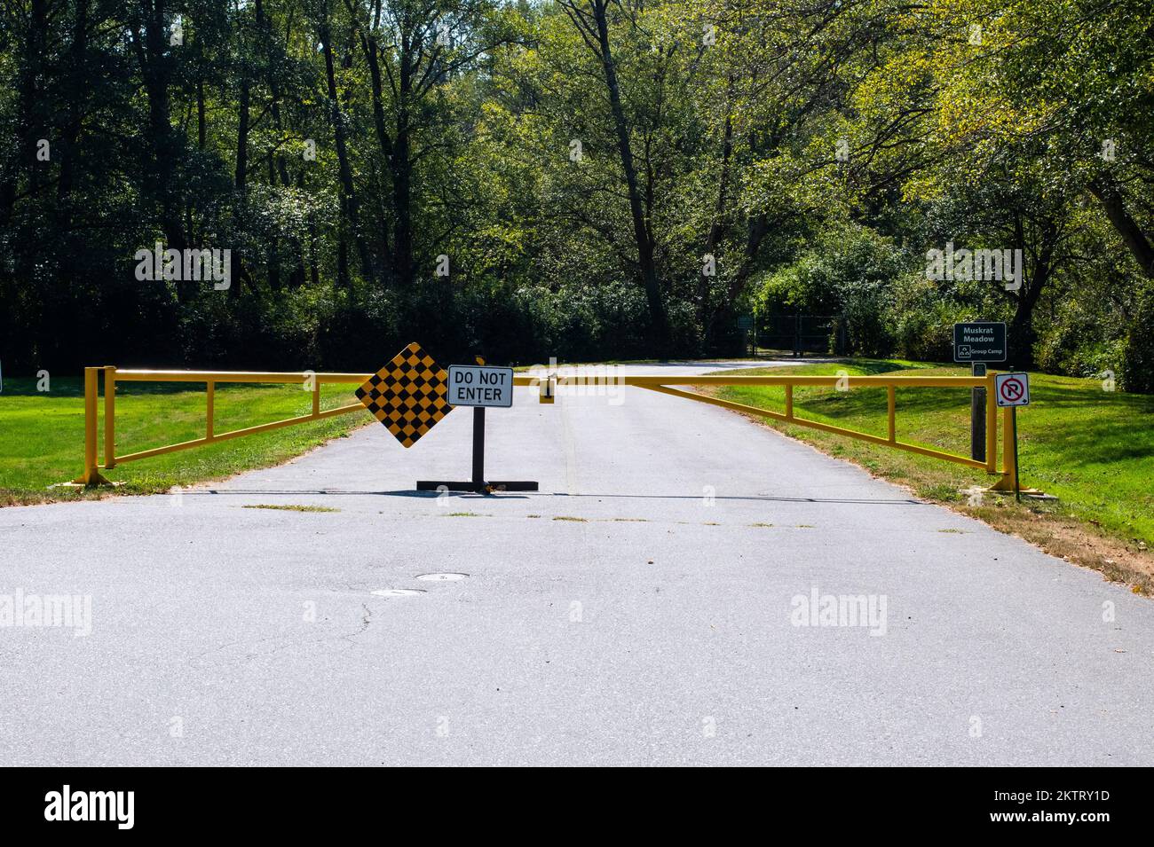 Tor im Deas Island Regional Park in Delta, British Columbia, Kanada Stockfoto