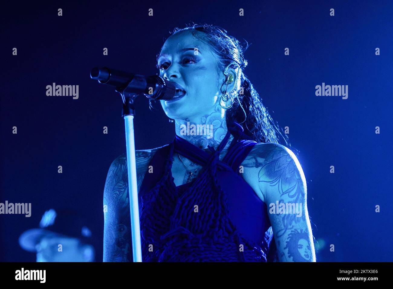 Mailand, Italien. 29.. November 2022. Der amerikanische Sänger, Songwriter und Tänzer Kehlani Ashley tritt live im Fabrique auf. Kredit: SOPA Images Limited/Alamy Live News Stockfoto
