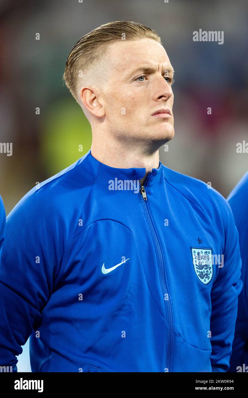 Jordan Pickford of England beim FIFAWeltmeisterschaftsspiel Katar 2022