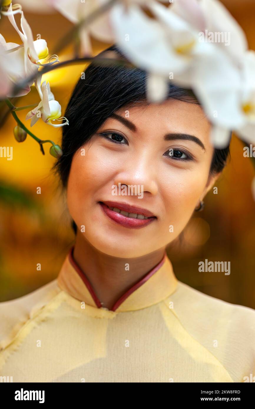 Ao dai portrait Fotos und Bildmaterial in hoher Auflösung Alamy