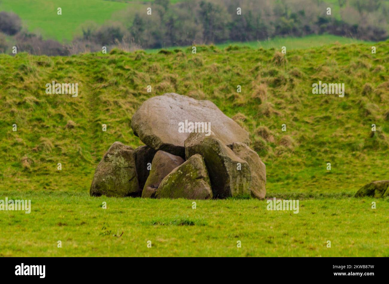 Giants Ring neolithic Grabstätte nahe Belfast Stockfoto