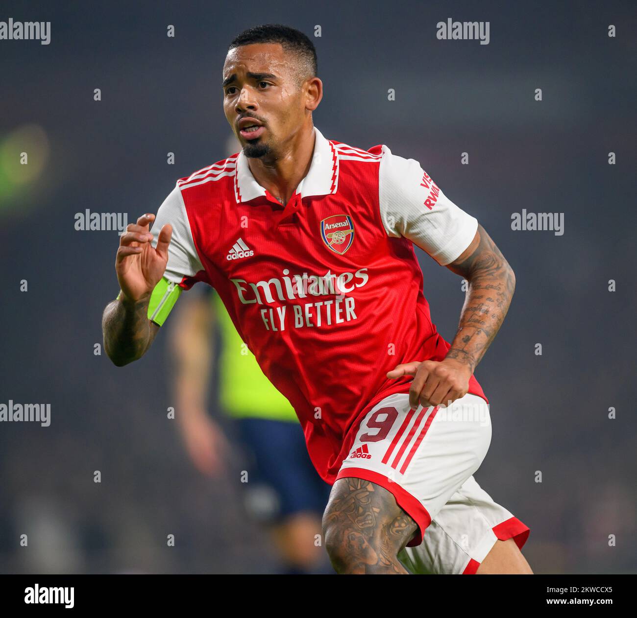 03 November 2022 - Arsenal / FC Zürich - UEFA Europa League - Gruppe A - Emirates Stadion Arsenals Gabriel Jesus während des Spiels gegen den FC Zürich Bild : Mark Pain / Alamy Stockfoto