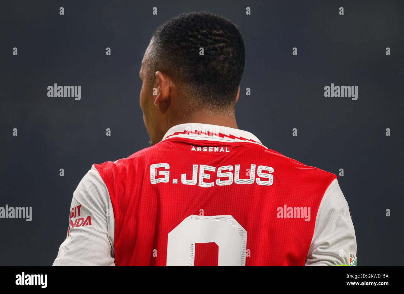 03 November 2022 - Arsenal / FC Zürich - UEFA Europa League - Gruppe A - Emirates Stadion Arsenals Gabriel Jesus während des Spiels gegen den FC Zürich Bild : Mark Pain / Alamy Stockfoto