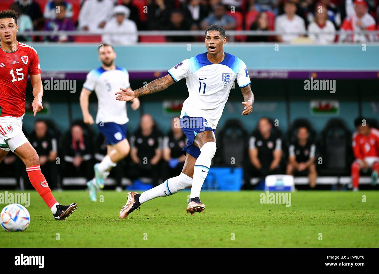 Wer überträgt Heute Wales Gegen England Fußball-Weltmeisterschaft 2022, Katar, Ahmed bin Ali Stadium; Wales