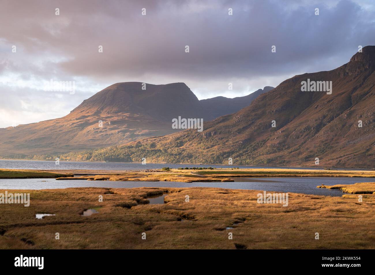 Loch Torridon im Hochland Schottlands Stockfoto