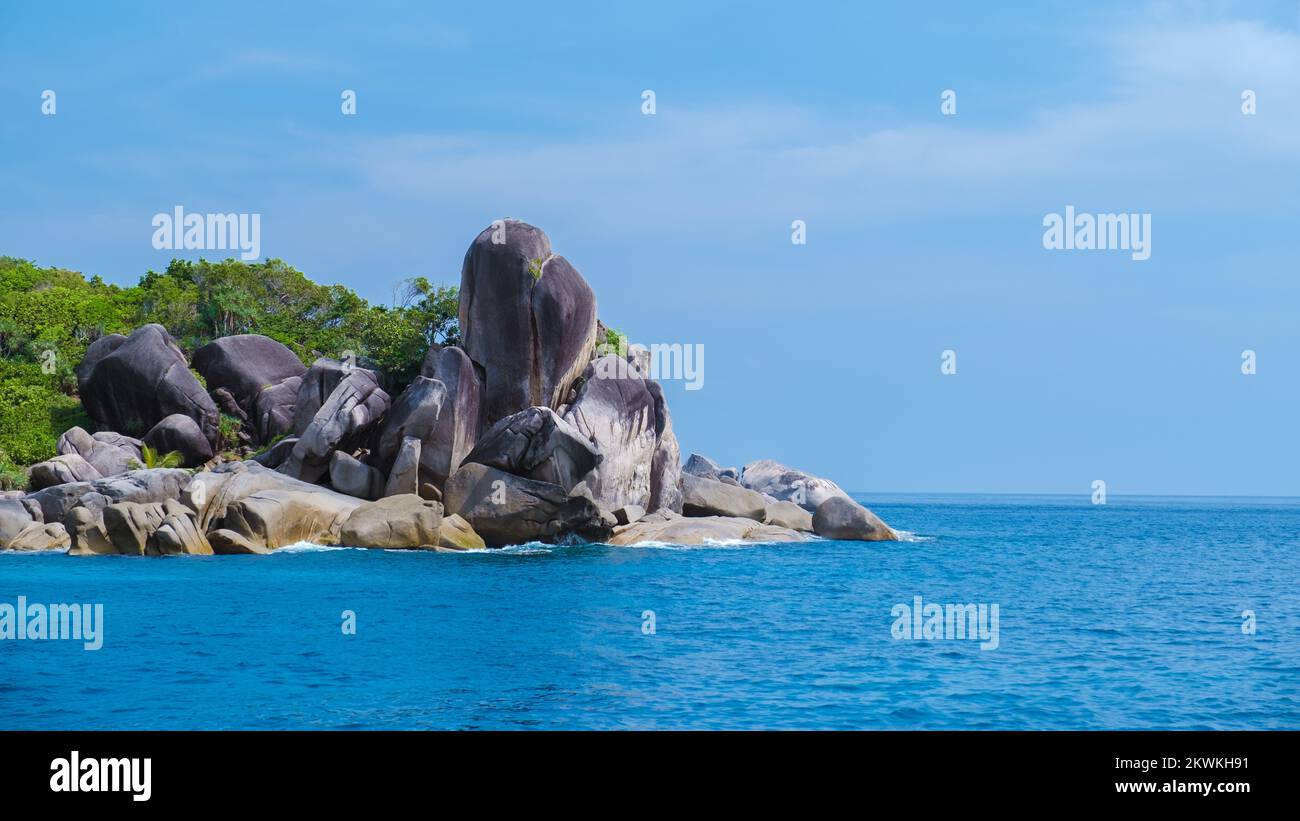 Similan Island eine tropische Insel im Süden Thailands. Stockfoto