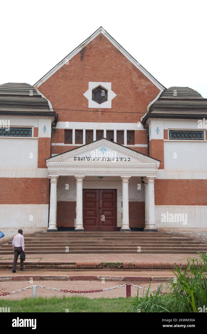 Jüdische Synagoge, Lubumbashi, Provinz Katanga, Demokratische Republik Kongo Stockfoto