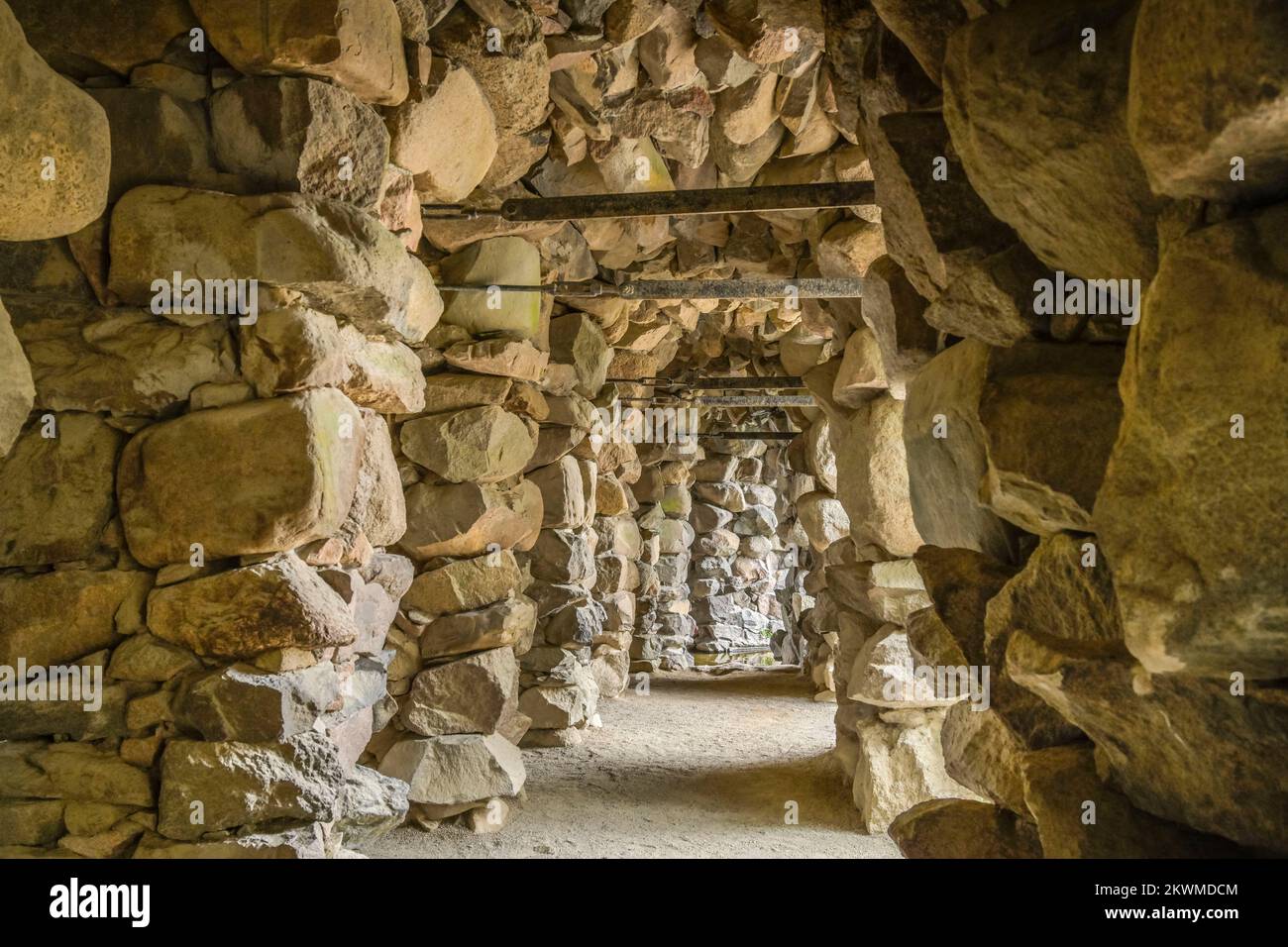 Grotte im Schloßgarten, Schweriner Schloß, Schwerin, Mecklenburg-Vorpommern, Deutschland Stockfoto