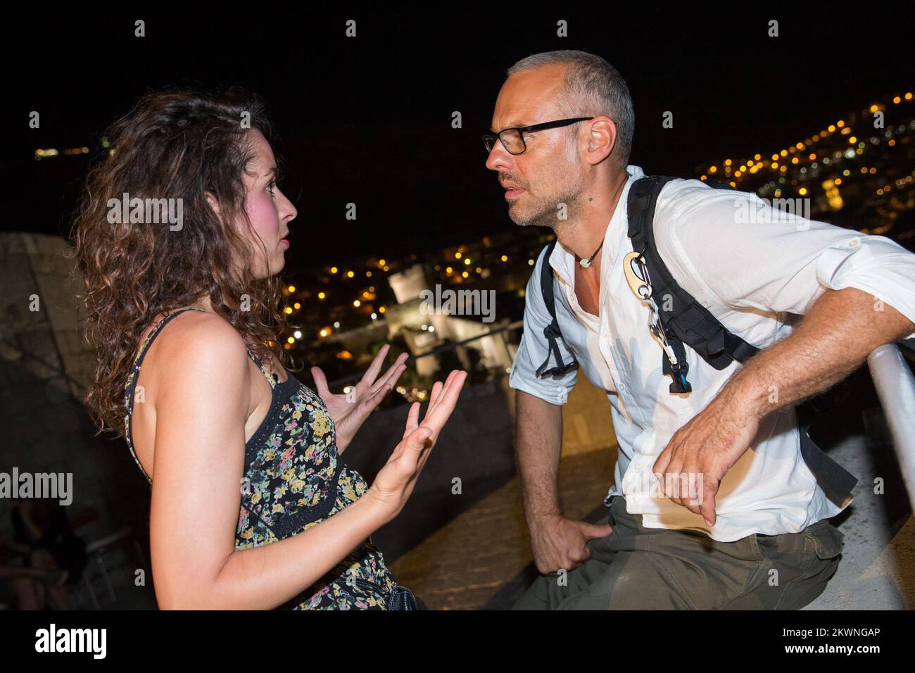 19/08/2013., Dubrovnik, Kroatien in Fort Lovrjenac wird die Premiere