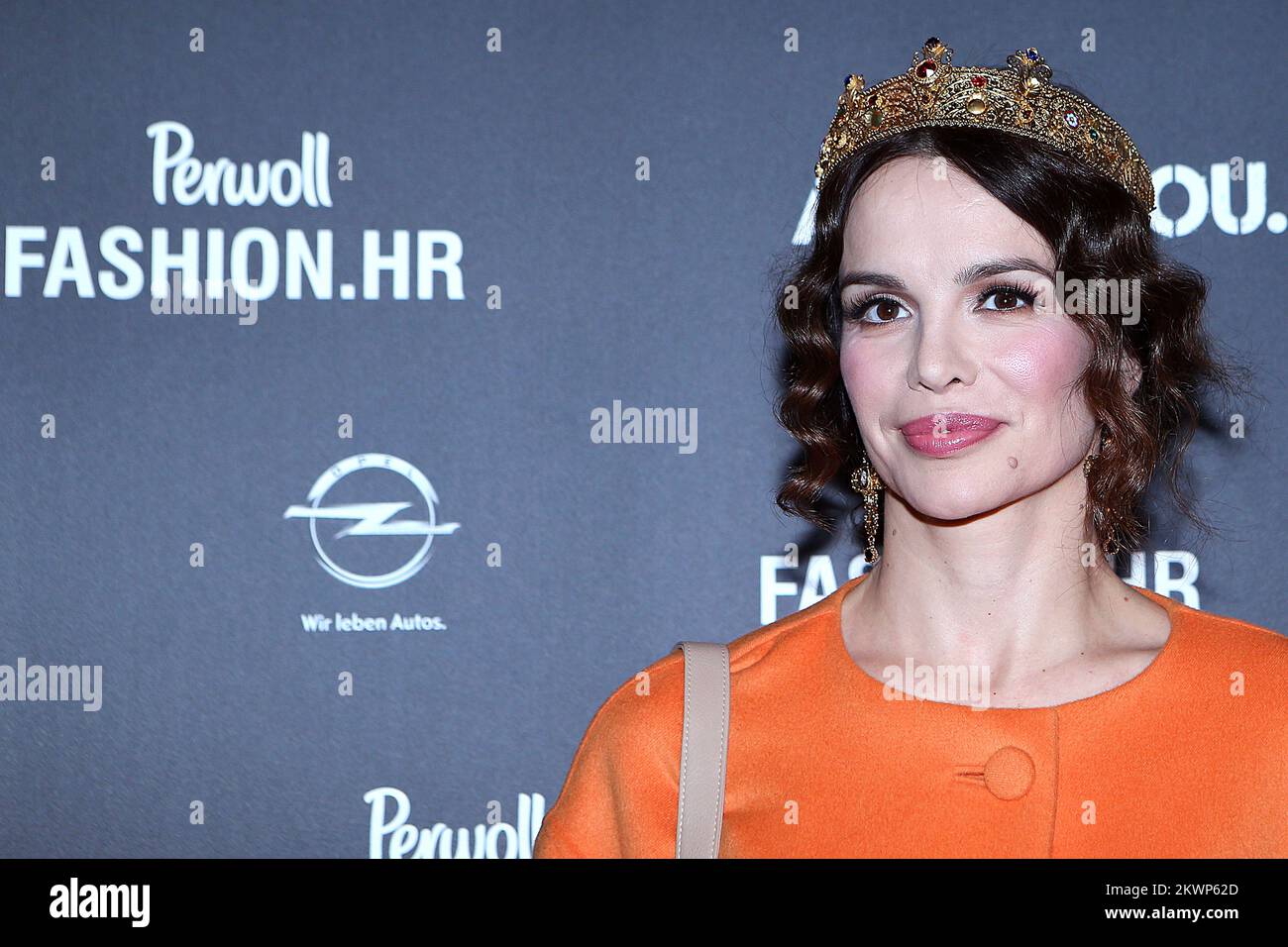 16.10.2013., Zagreb, Kroatien die kroatische Sängerin Severina Vuckovic kam auf Perwoll