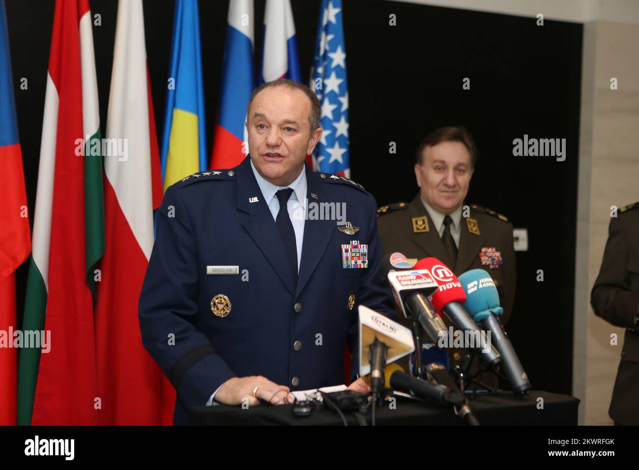 20.03.2014., Kroatien, Split - Dritte Konferenz der Generalstabschefs der Staaten Mitteleuropas (mitteleuropäische Verteidigungskonferenz im Le Meridien. Foto: Ivo Cagalj/PIXSELL Stockfoto