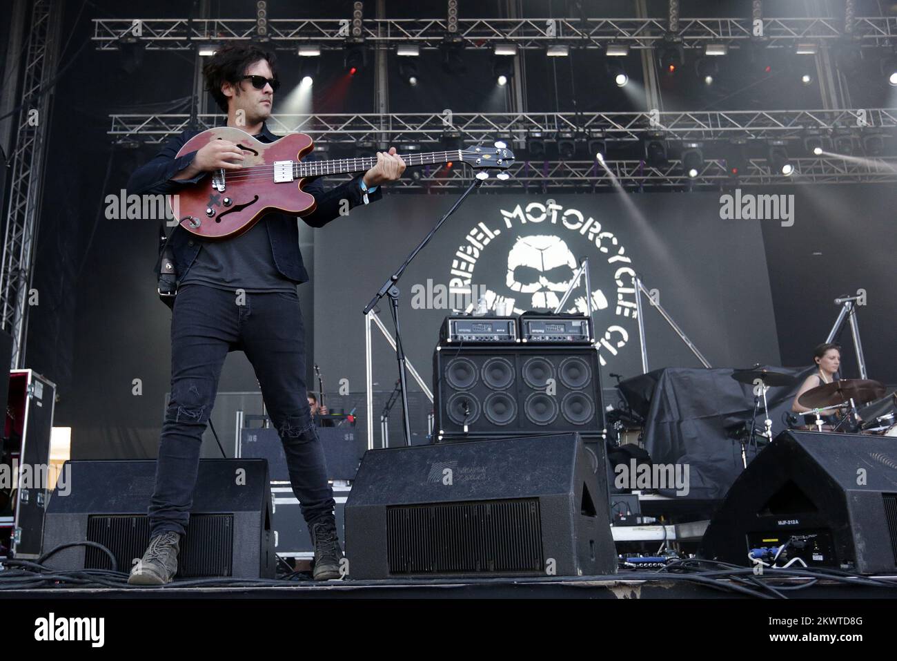 24.06.2015., Zagreb, Kroatien - Musikfestival. Black Rebel Motorcycle Club-Konzert. Foto: Borna Filic/PIXSELL Stockfoto