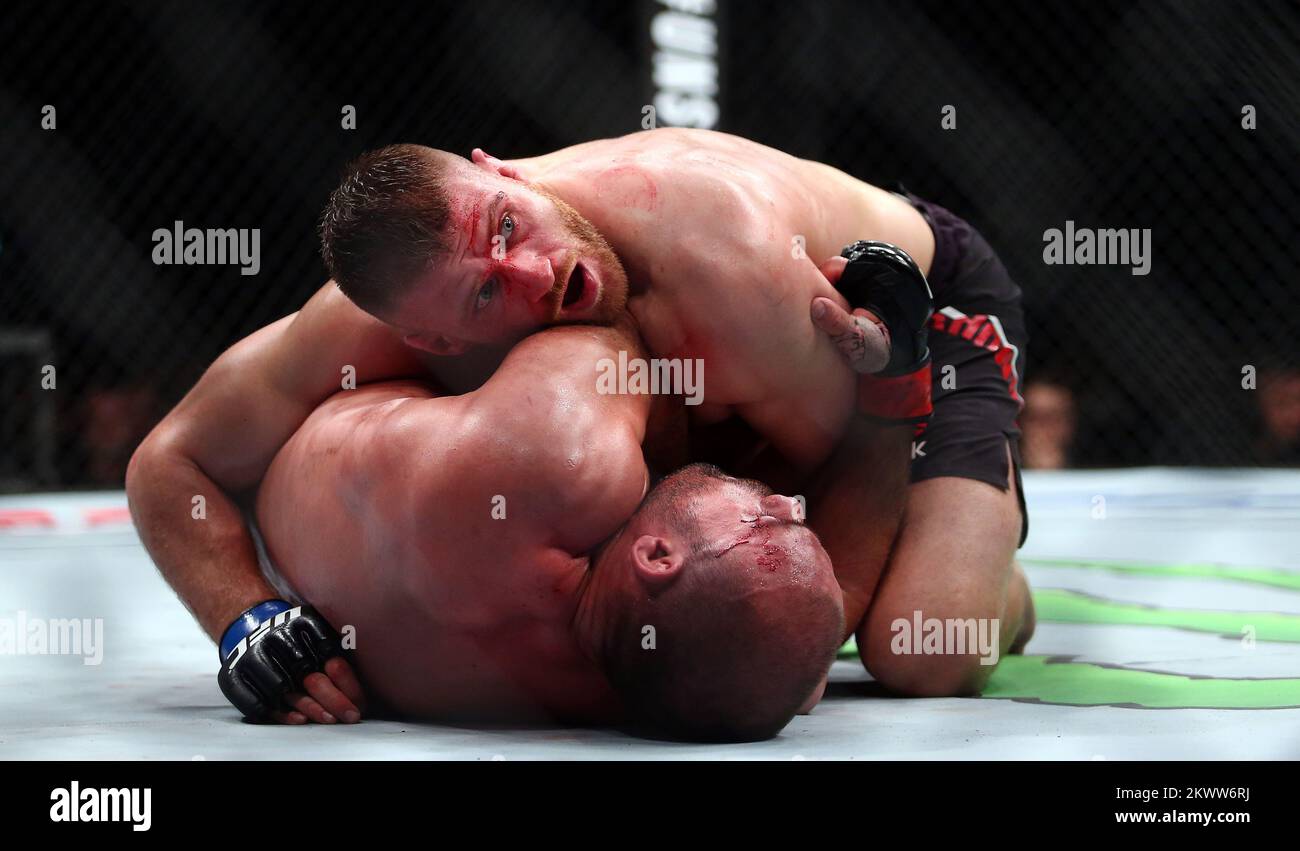 10.04.2016., Arena Zagreb, Zagreb, Kroatien - UFC Fight Night 86, Igor Pokrajac vs. Jan Blachowicz. Foto: Slavko Midzor/PIXSELL Stockfoto