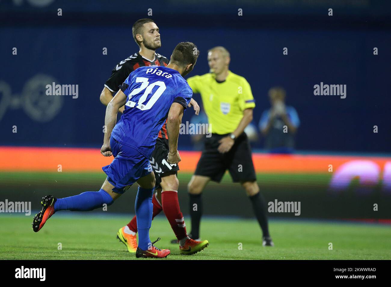 20.07.2016., Stadion Maksimir, Zagreb, Kroatien - Champions League, zweite Qualifikationsrunde, GNK Dinamo - FK Vardar.. Marko Pjaca. Stockfoto