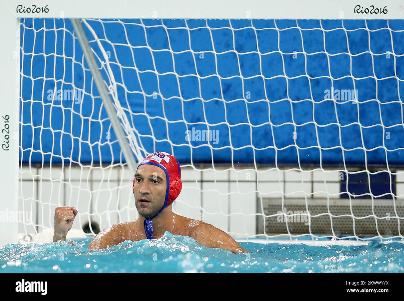 Kroatien wasserball team kroatien montenegros Fotos und Bildmaterial