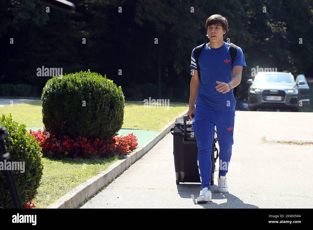 29.08.2016., Zagreb, Kroatien - Zusammenkunft der kroatischen Fußballnationalmannschaft in Zagreb zur Vorbereitung des anstehenden Qualifikationsspiels gegen die Türkei zur Weltmeisterschaft in Russland. Ante Coric. Stockfoto