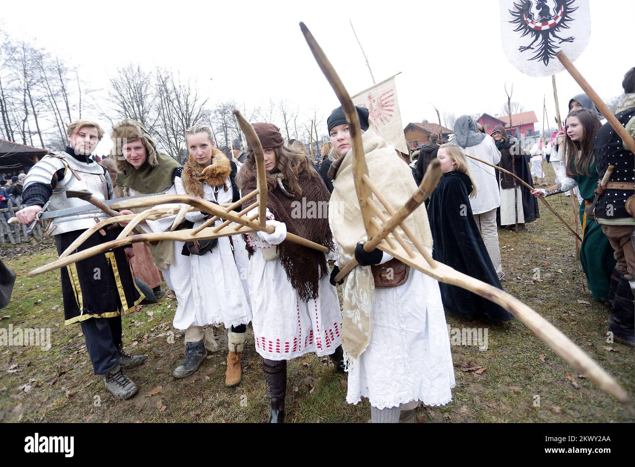 11.02.2017., Donja Stubica, Kroatien am Vorabend des Jahrestages der