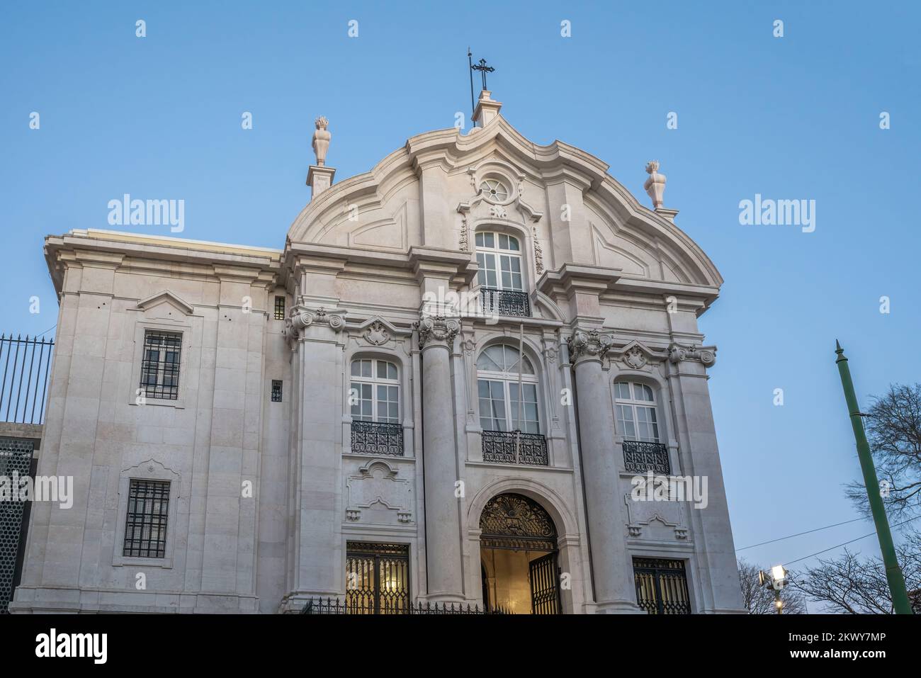 Kirche des Heiligen Antonius (Igreja Santo Antonio de Lisboa) - Lissabon, Portugal Stockfoto