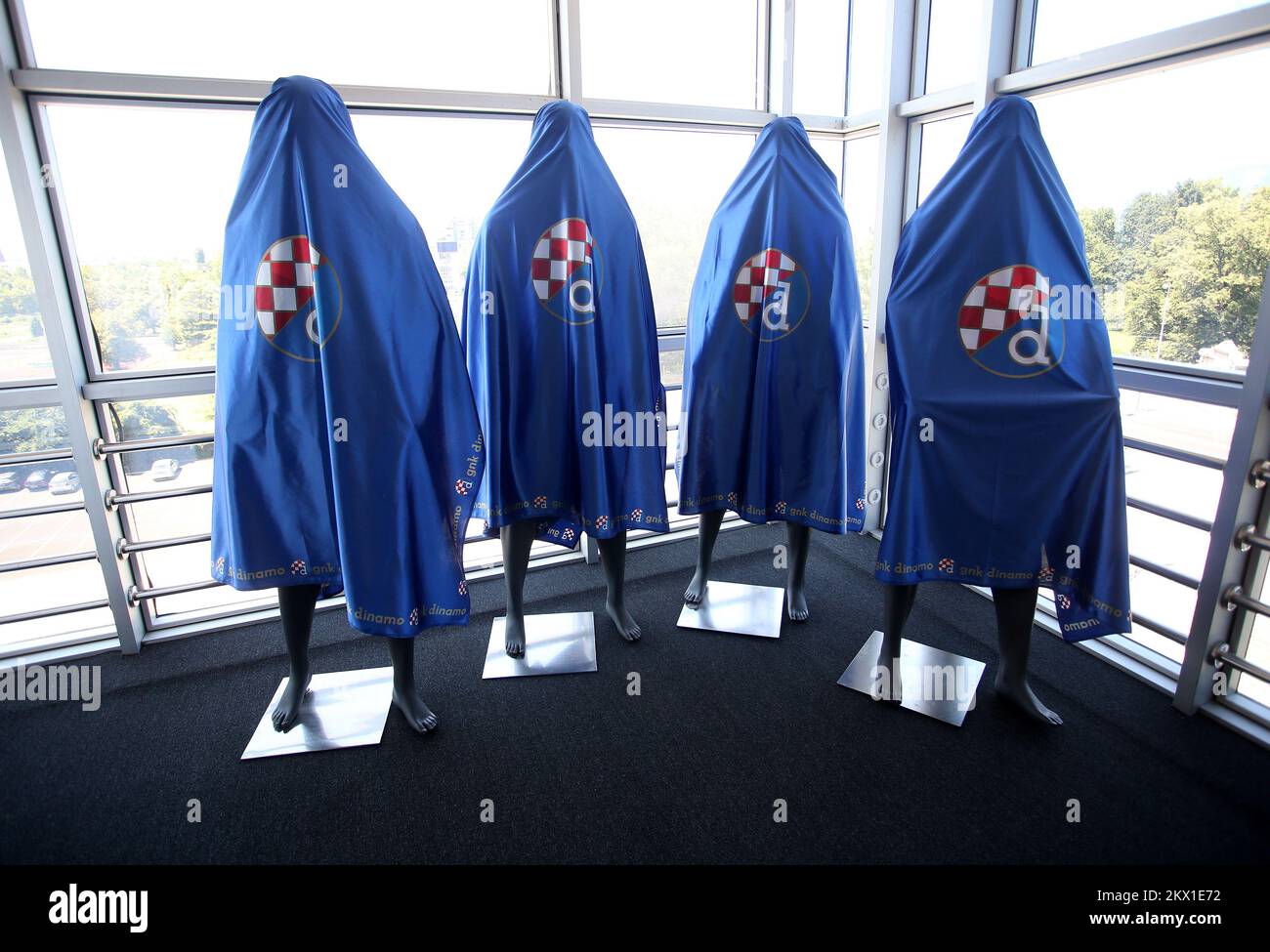 12.07.2017., Zagreb, Kroatien - Vorstellung des neuen Trikots von GNK Dinamo in Zusammenarbeit mit Adidas Football. Foto: Igor Kralj/PIXSELL Stockfoto