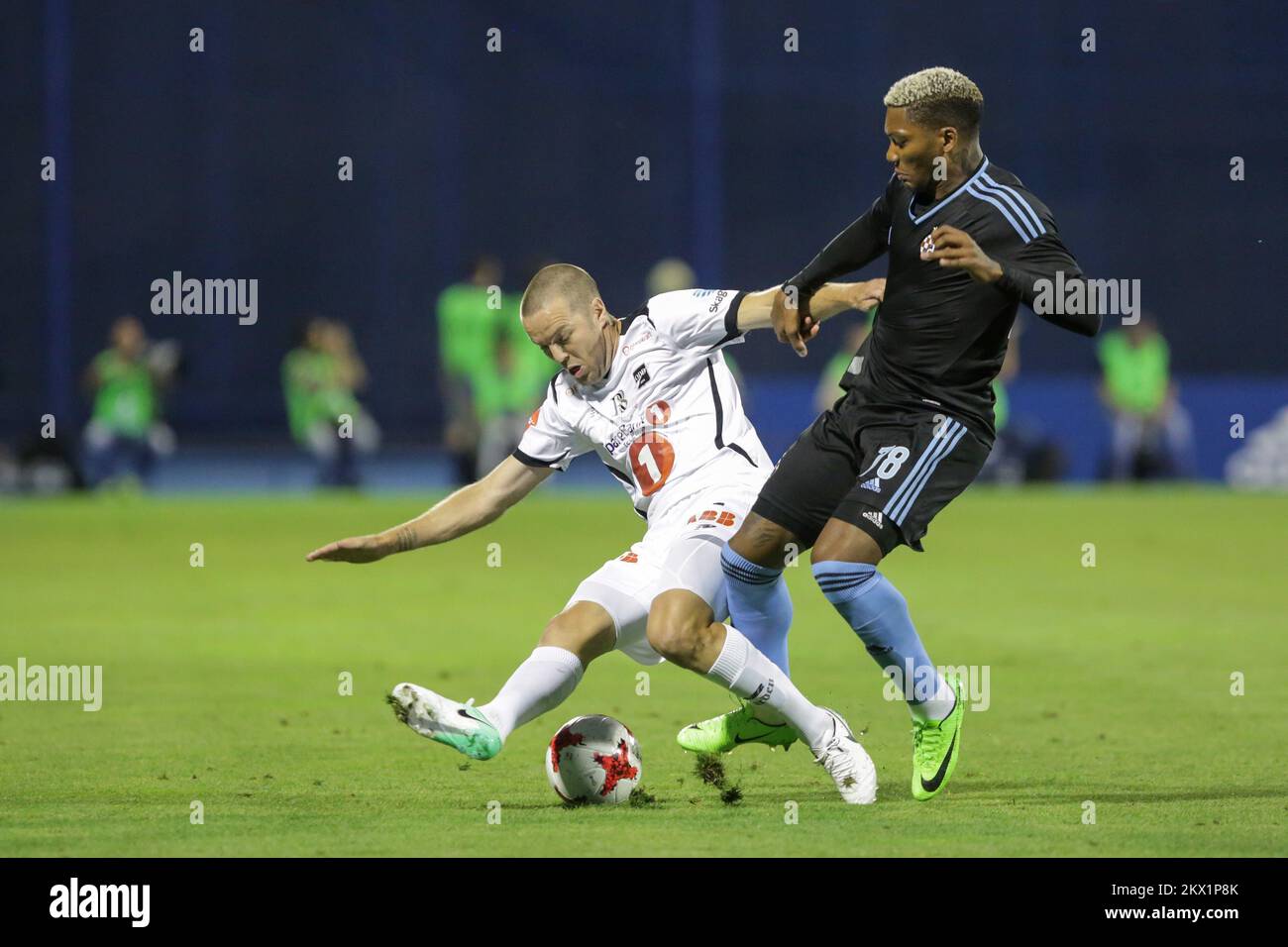 27.07.2017., Zagreb, Kroatien – dritte Qualifikationsrunde der UEFA Europa League, Spiel 1. Dinamo Zagreb gegen Odd. Junior Fernandes. Foto: Luka Stanzl/PIXSELL Stockfoto