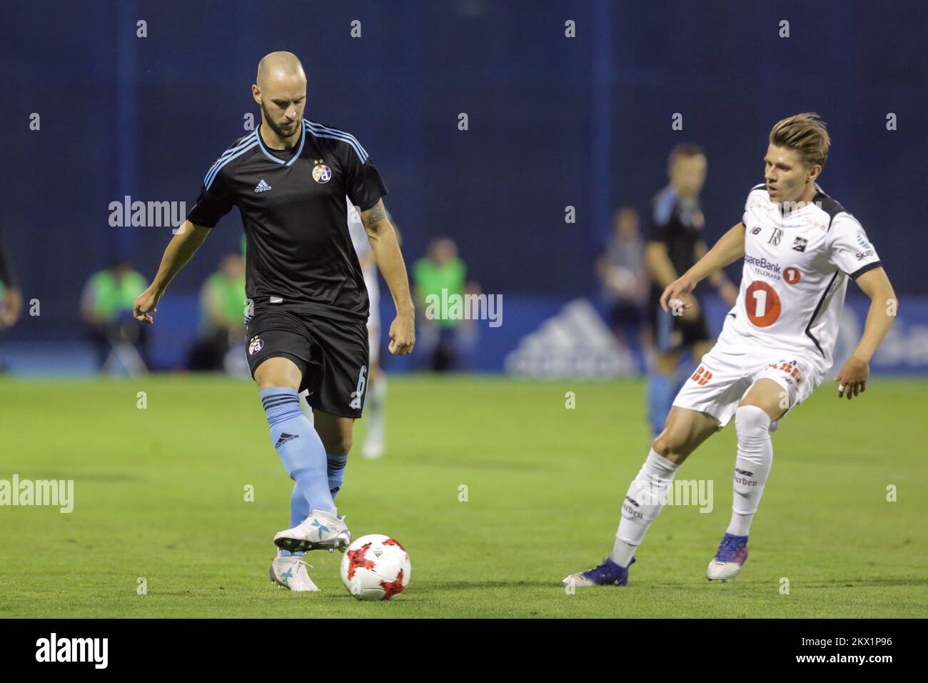 27.07.2017., Zagreb, Kroatien – dritte Qualifikationsrunde der UEFA Europa League, Spiel 1. Dinamo Zagreb gegen Odd BK. Jan Lecjaks. Foto: Luka Stanzl/PIXSELL Stockfoto