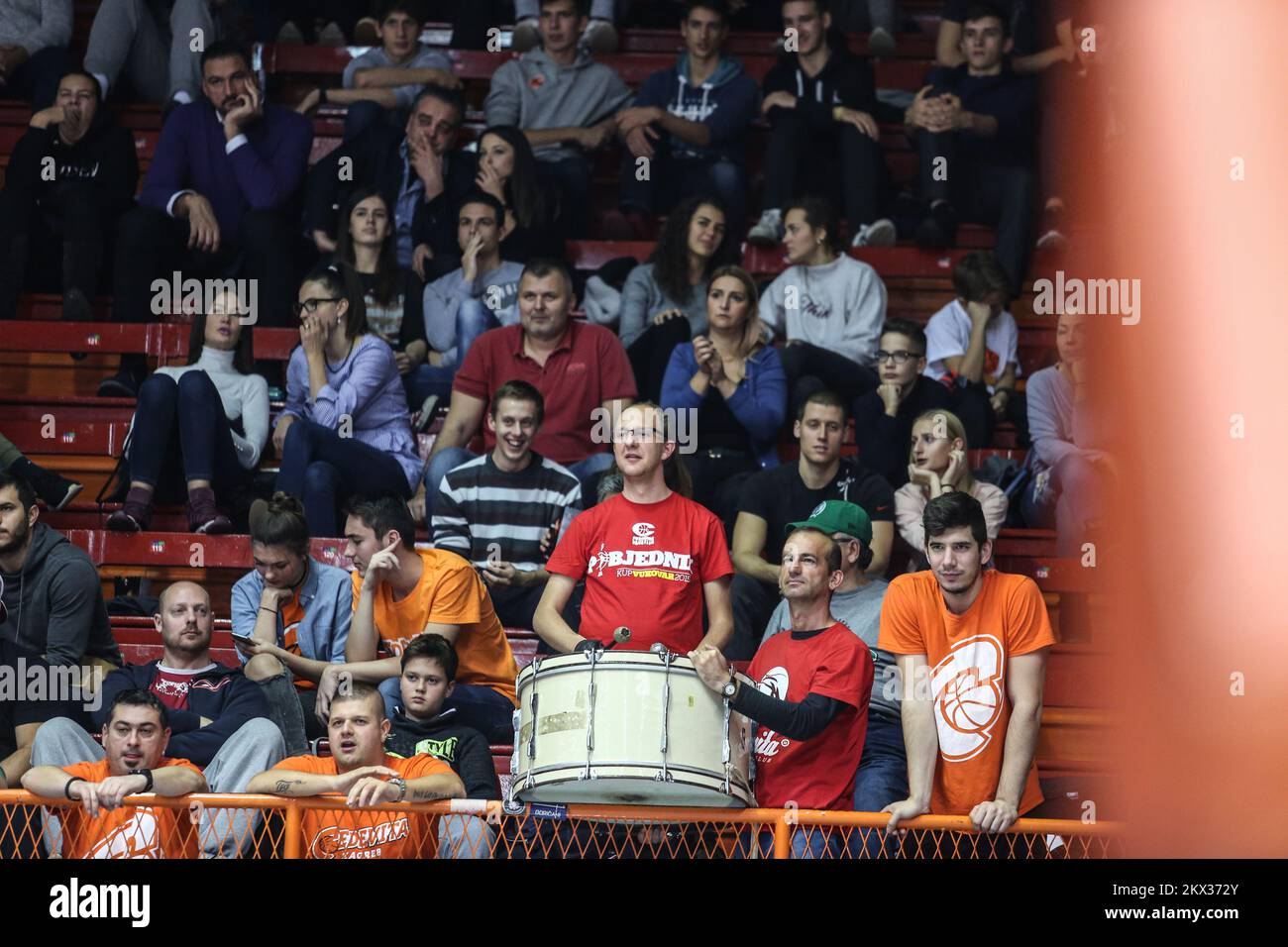 01.11.2017., Zagreb, Kroatien - Eurocup, Gruppe A, Runde 04, KK Cedevita - Unics Kazan. Foto: Igor Soban/PIXSELL Stockfoto