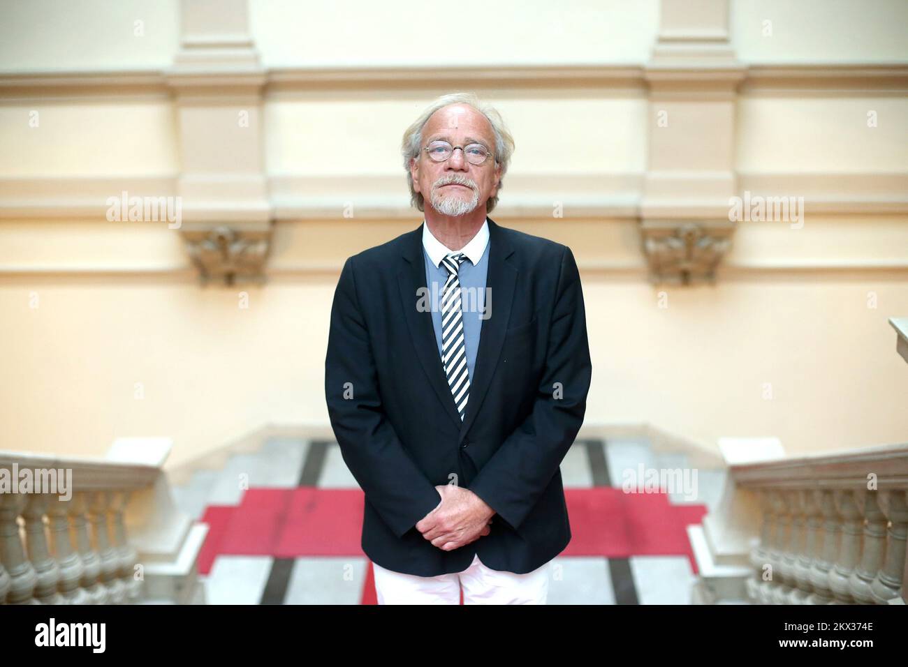 23.10.2017., Zagreb, Kroatien - Florin Grigorescu, Professor für Molekulargenetik an der Universität Montpellier. Foto: Sanjin Strukic/PIXSELL Stockfoto