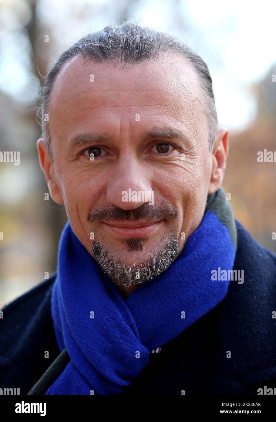 20.11.2017., Zagreb, Kroatien - ehemaliger kroatischer Profifußballspieler Mario Stanic im Park Maksimir. Die ehemaligen Fußballspieler sind die nächste Generation, die um die Führung des kroatischen Fußballverbands kämpfen wird, der derzeit von Davor Suker angeführt wird. Foto: Igor Kralj/PIXSELL Stockfoto