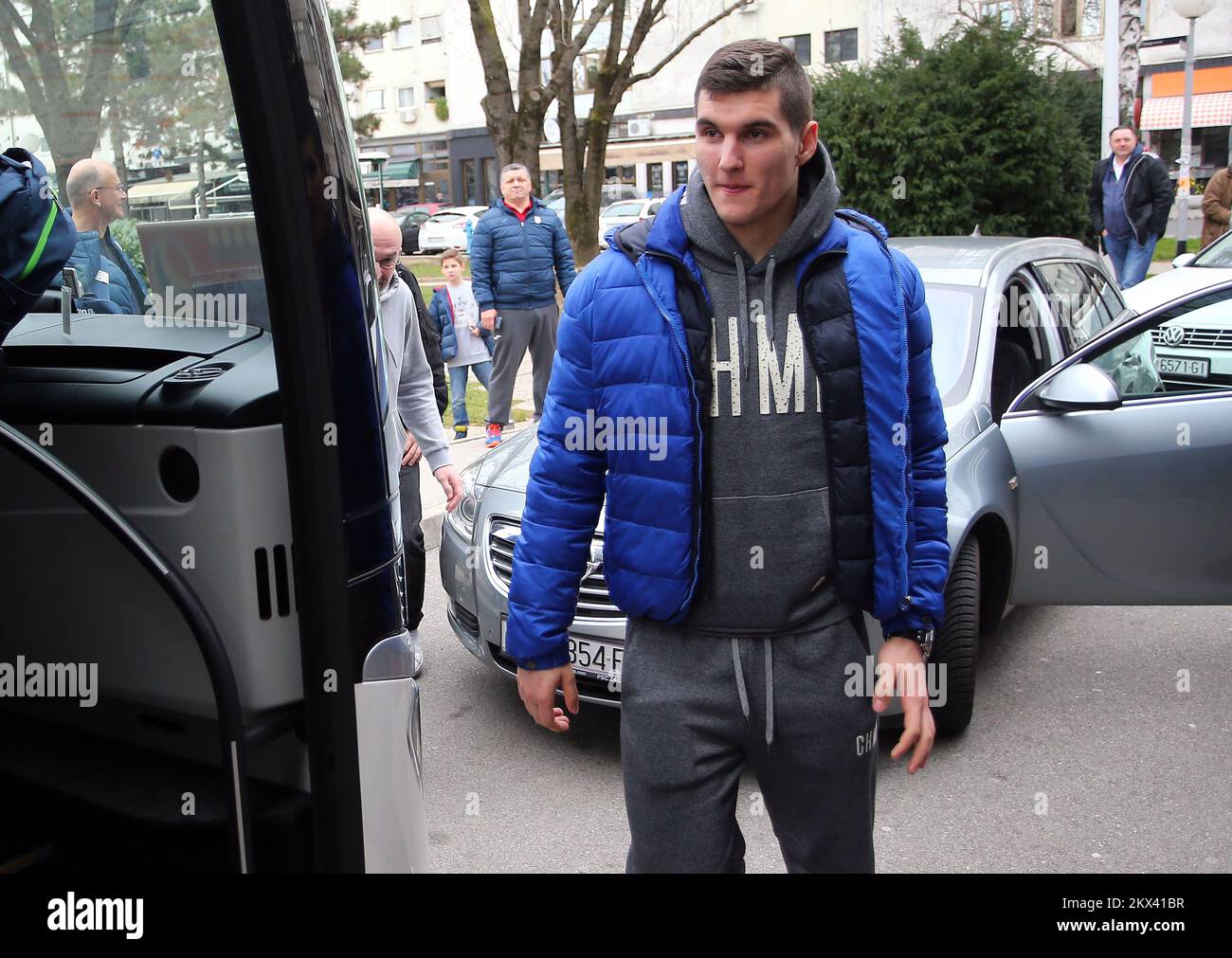 01.01.2018., Zagreb, Kroatien - Zusammenkunft der kroatischen Handballmannschaft im Vorfeld der Vorbereitungen für die europäische Handballmeisterschaft. Halil Jaganjac. Foto: Jurica Galoic/PIXSELL Stockfoto