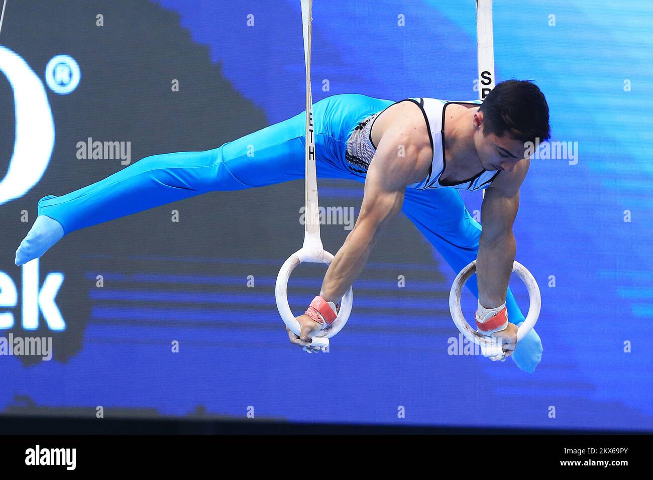 27.05.2018., Sporthalle Gradski vrt, Osijek - zweiter letzter Tag der DOBRO Weltmeisterschaft Osijek 2018. Es klingelt immer noch. Yunus Gundogdu. Foto: Davor Javorovic/PIXSELL Stockfoto