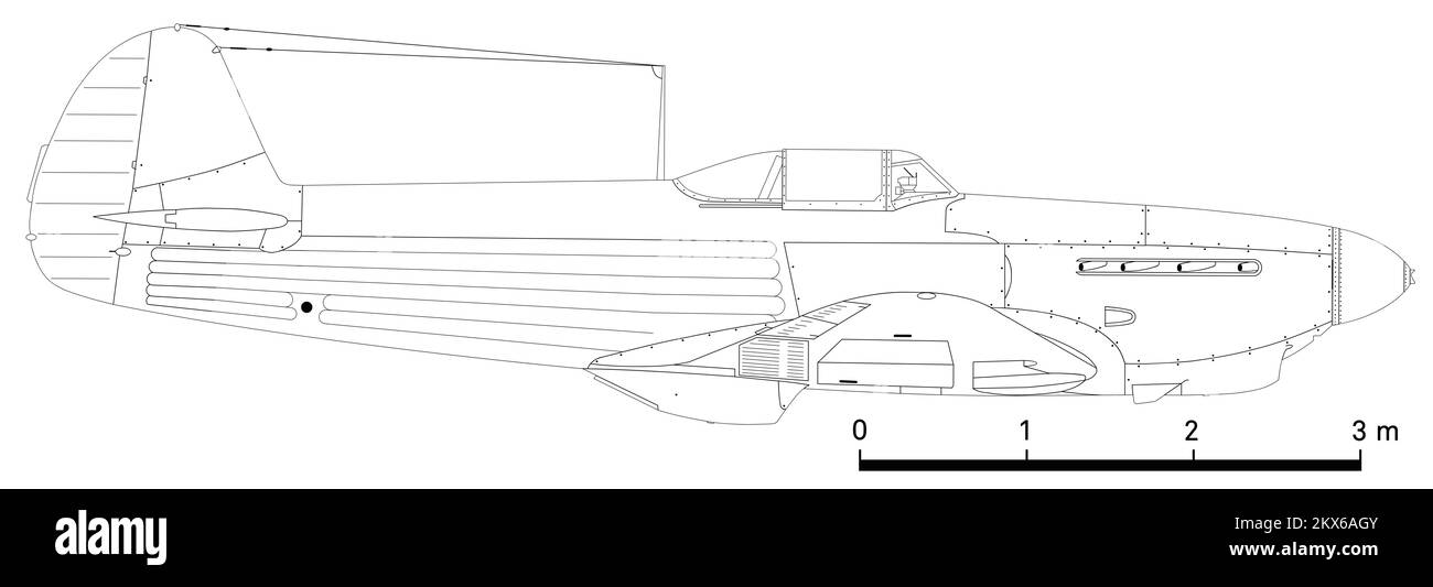 Yakovlev Yak-1b Stockfoto