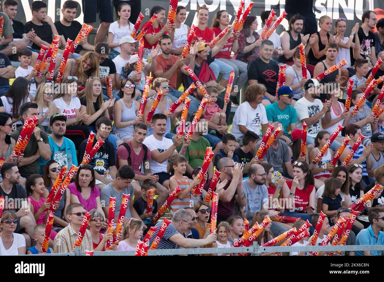 02.06.2018., Osijek , Kroatien - 19. Pannonian Challenge BMX Freestyle Pro. Foto: Dubravka Petric/PIXSELL Stockfoto