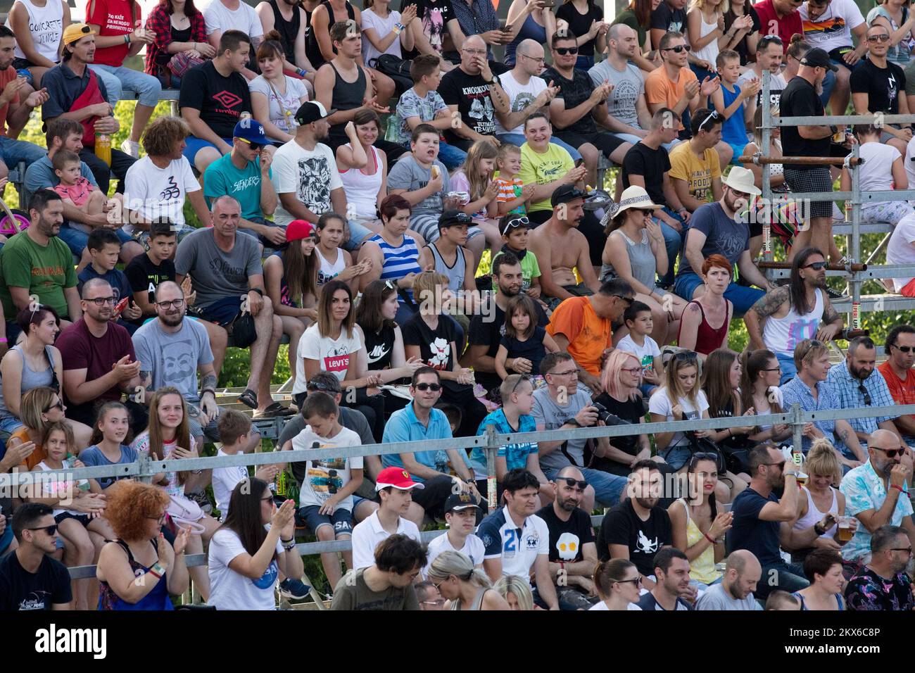 02.06.2018., Osijek , Kroatien - 19. Pannonian Challenge BMX Freestyle Pro. Foto: Dubravka Petric/PIXSELL Stockfoto