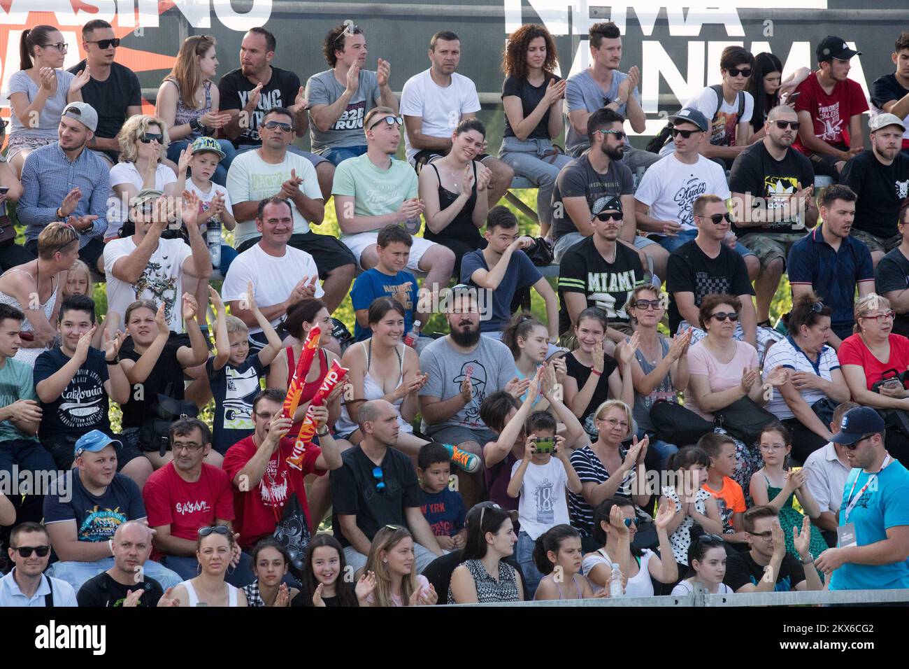 02.06.2018., Osijek , Kroatien - 19. Pannonian Challenge BMX Freestyle Pro. Foto: Dubravka Petric/PIXSELL Stockfoto