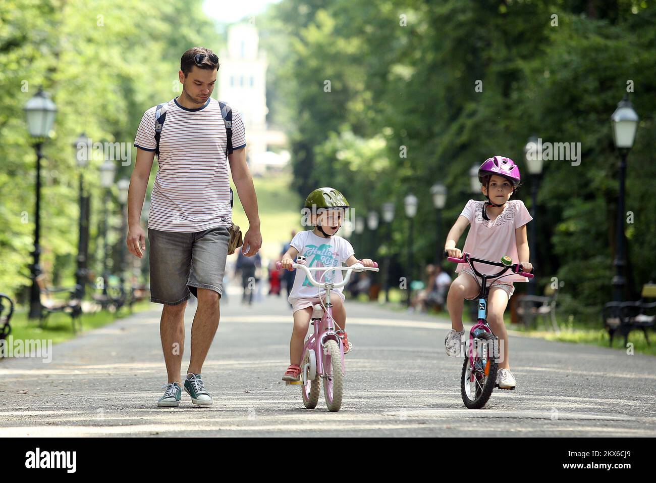 03.06.2018., Zagreb, Kroatien - sonniger Sonntag im Maksimir Park Foto: Goran Stanzl/PIXSELL Stockfoto