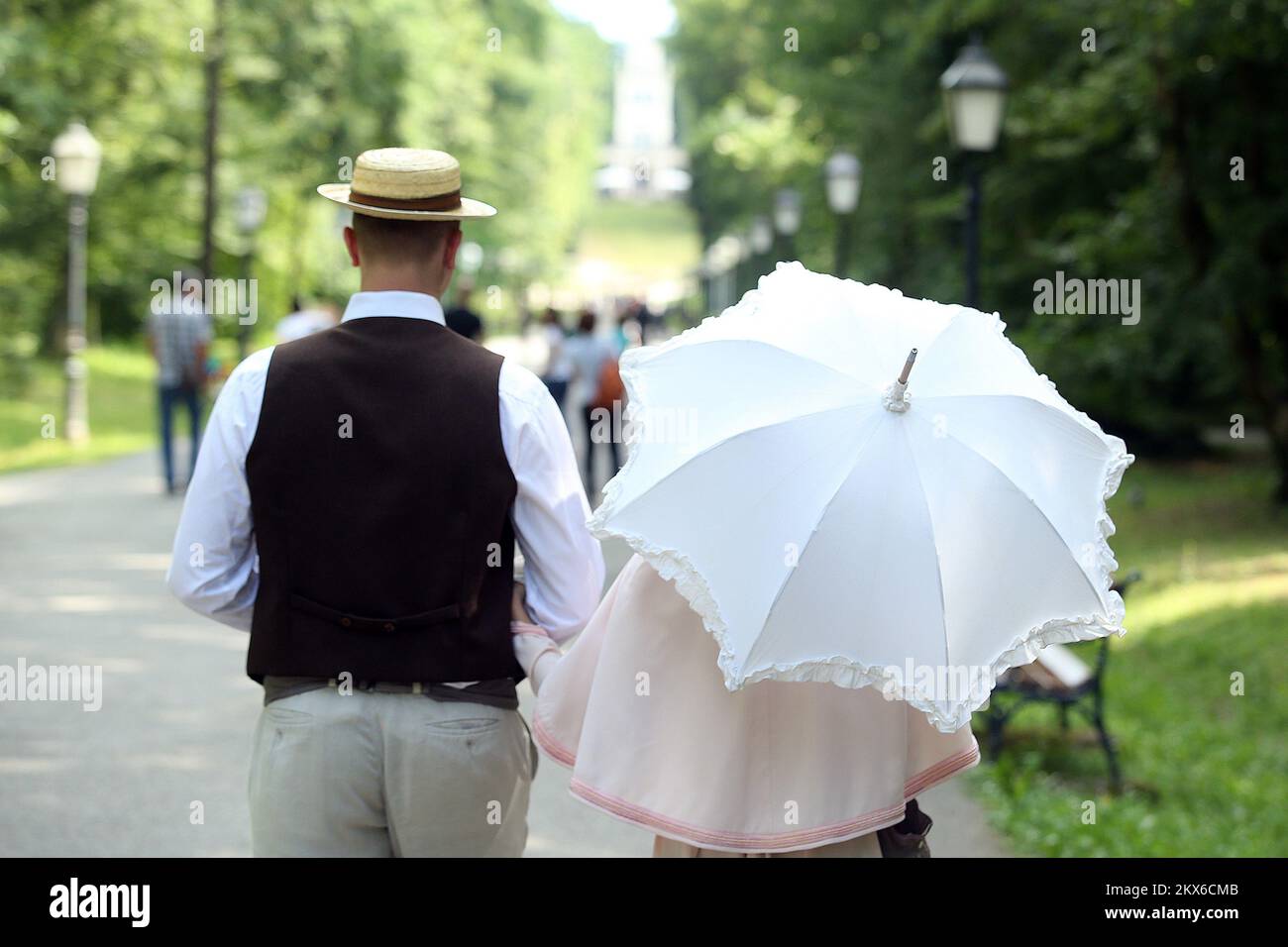 03.06.2018., Zagreb, Kroatien - sonniger Sonntag im Maksimir Park Foto: Goran Stanzl/PIXSELL Stockfoto