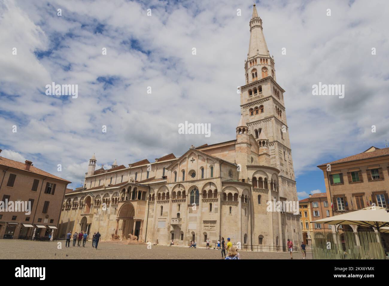modena piazza del duomo Stockfoto